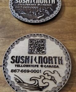Coasters for your business. Set of 4